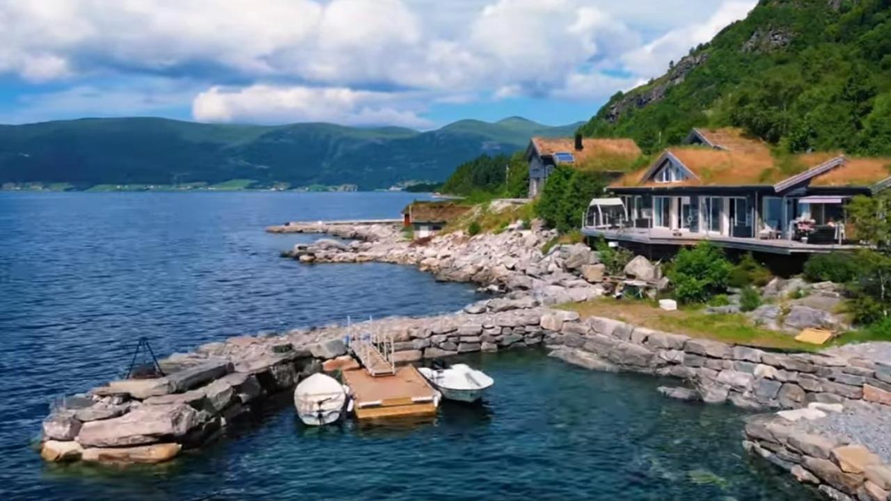 Smastranda Fjord Lodge Aheim Exterior photo